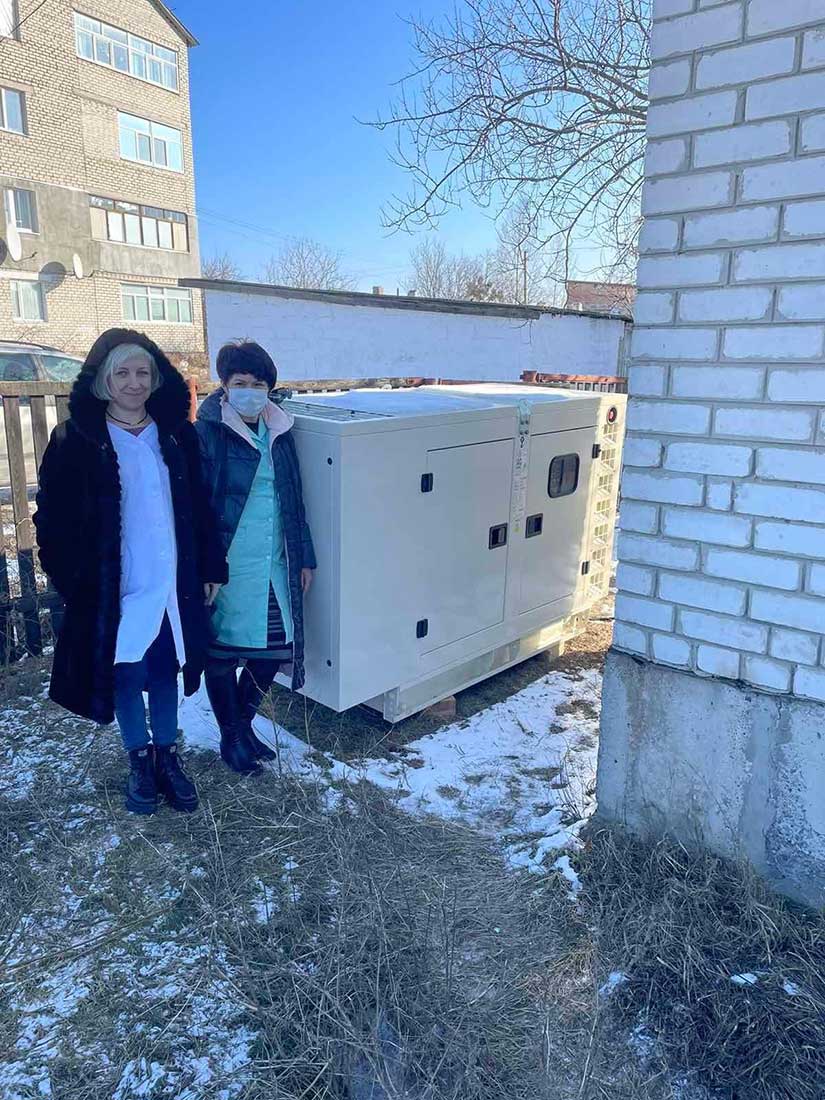 Générateur électrique pour hôpital et établissements de santé en Ukraine. Faire un don sauve des vies !